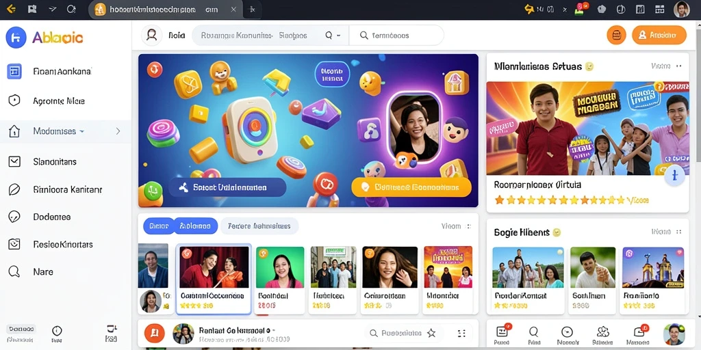 Fitur sosial yang memungkinkan koneksi antar pemain.