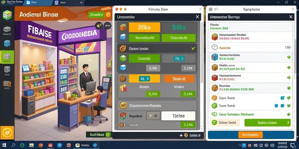 Screenshot 3 memperlihatkan karakter yang dapat dikustomisasi.