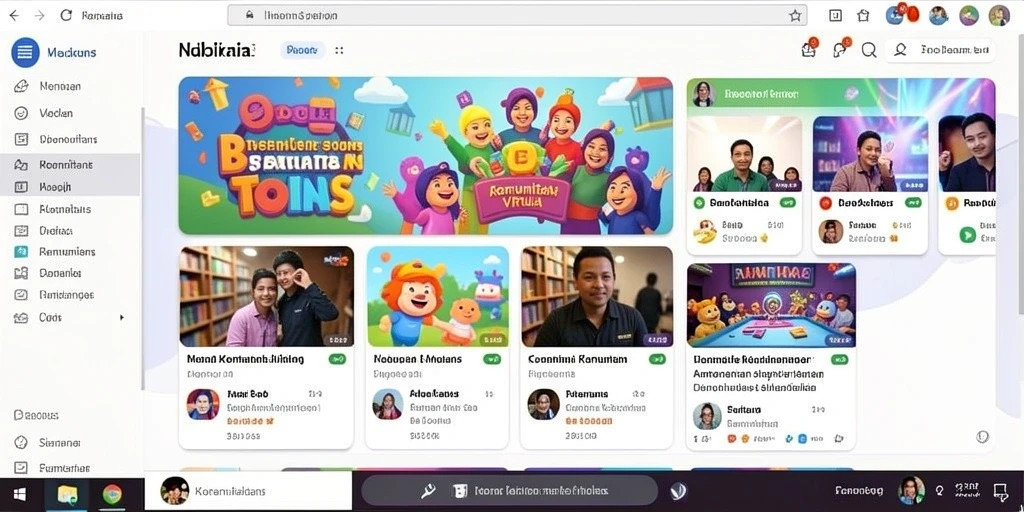 Grafis yang memukau dan penuh warna.
