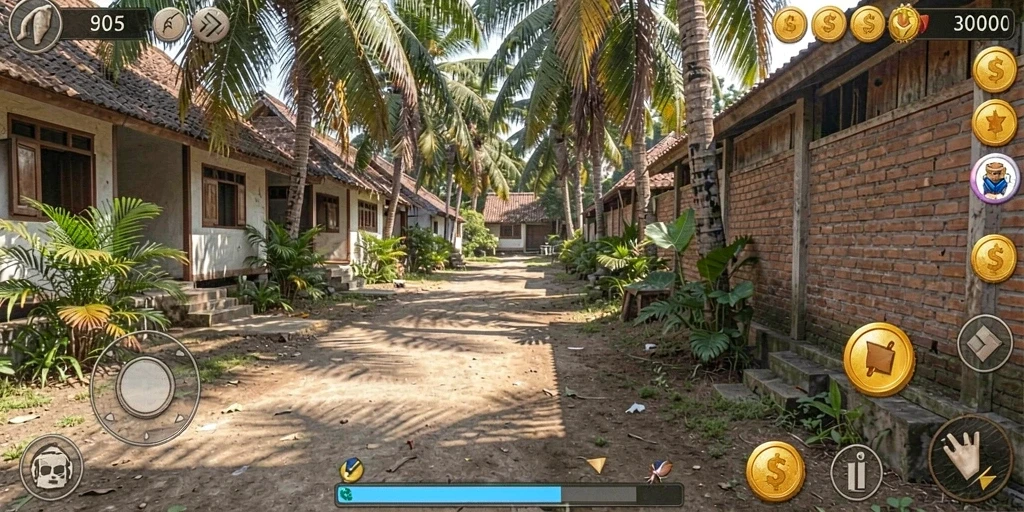 Gameplay yang seru dengan banyak tantangan menarik.