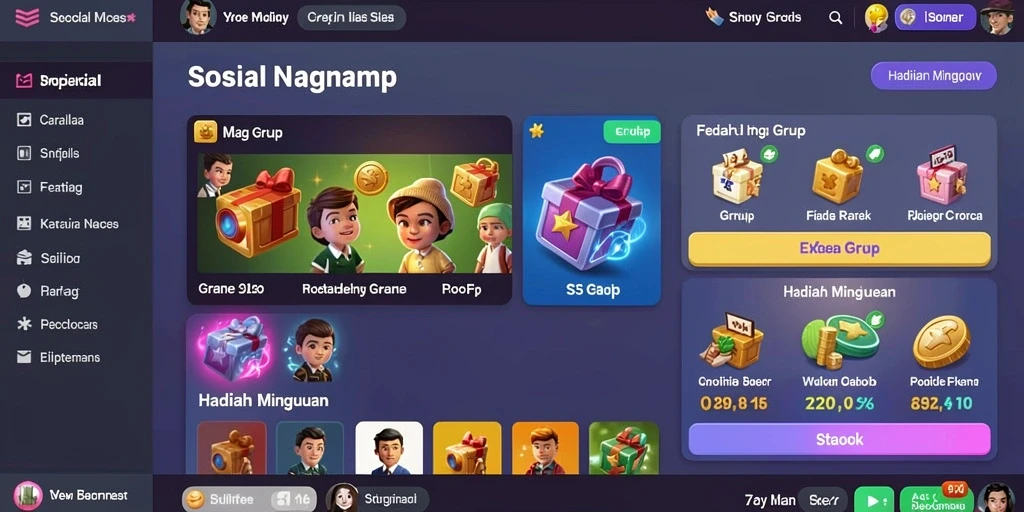 Misi harian yang menantang dan seru untuk dikerjakan.