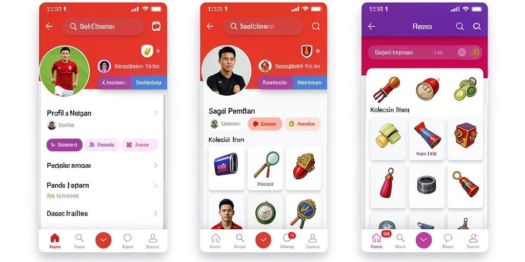 Fitur sosial yang memungkinkan interaksi antar pemain.