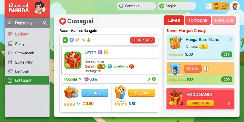 Fitur bonus yang menggiurkan dan menarik.