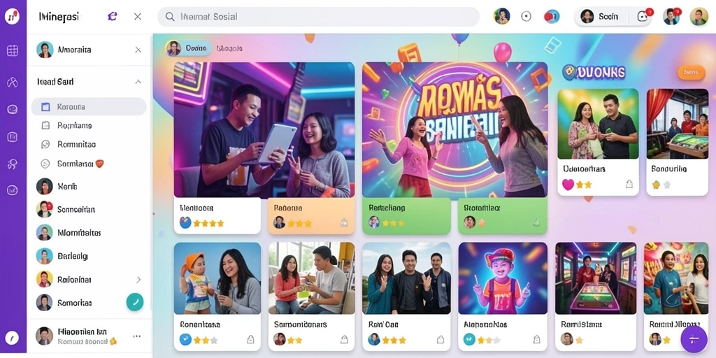 Fitur multiplayer untuk bermain dengan teman.